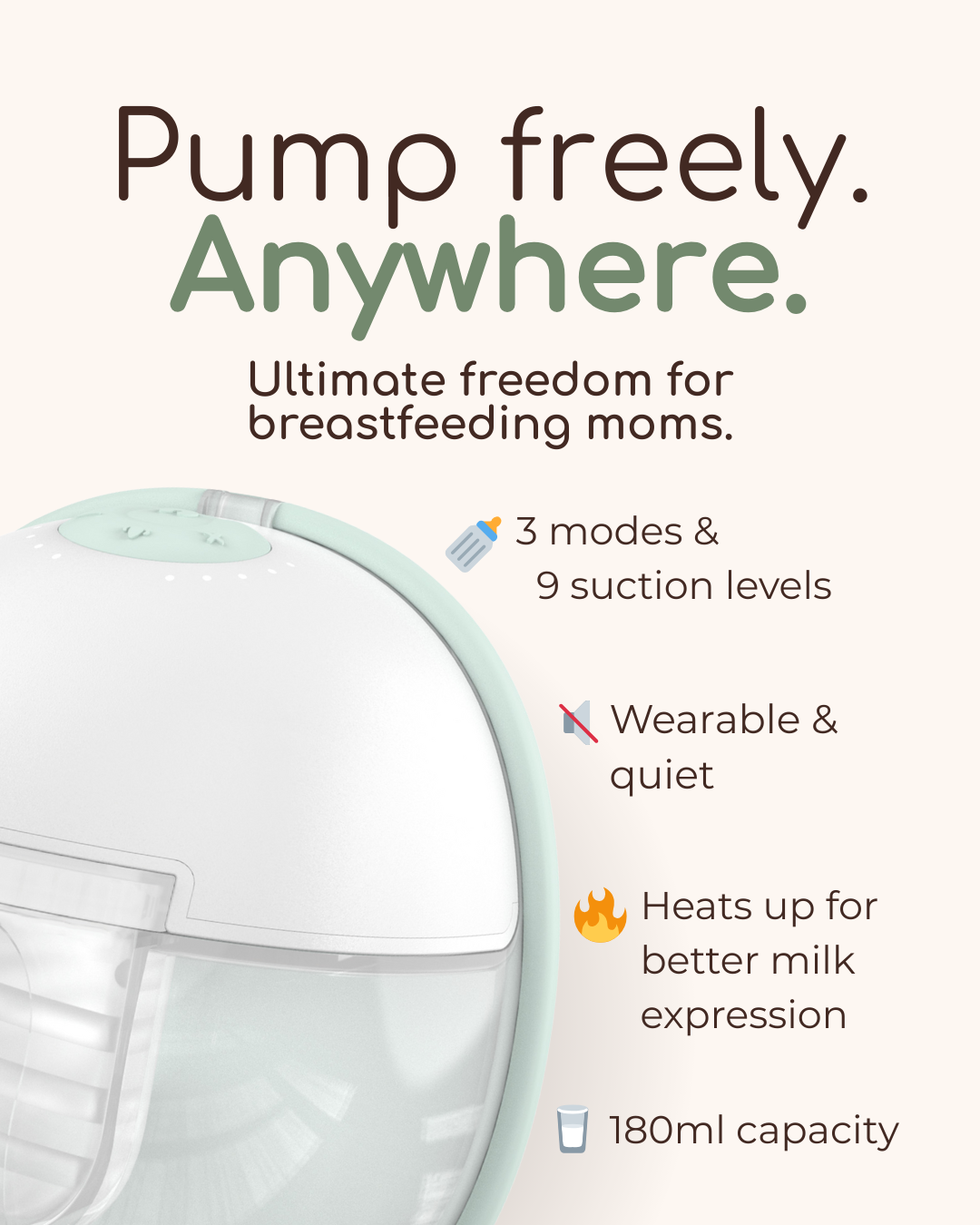 Premium Wearable Electric Breast Pump